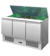 3 DOOR SLIDING LID SALADETTE COUNTER CHILLER / FREEZER