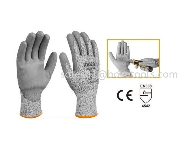 (AVAILABLE IN PIONEER BRANCH) INGCO HGCG01-L Cut-Resistance Gloves  CUT-RESISTANCE GLOVES SAFETY PRODUCTS POWER TOOLS - INGCO