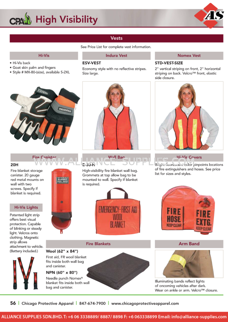 CPA High Visibility Products CPA High Visibility Products CPA Protective Clothing PERSONAL PROTECTIVE EQUIPMENT