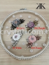 Iron On Flower, Iron On Beads, 3D Flower, Chunky Beads, Code 09# Iron On Chunky Beads