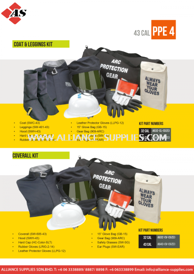 CPA Arc Flash Protection - Kits