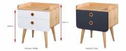 Carl  Side Table / End Table Bedroom Set