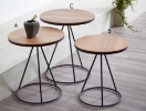 Seoul Nesting Table With Round Base Side Table Table