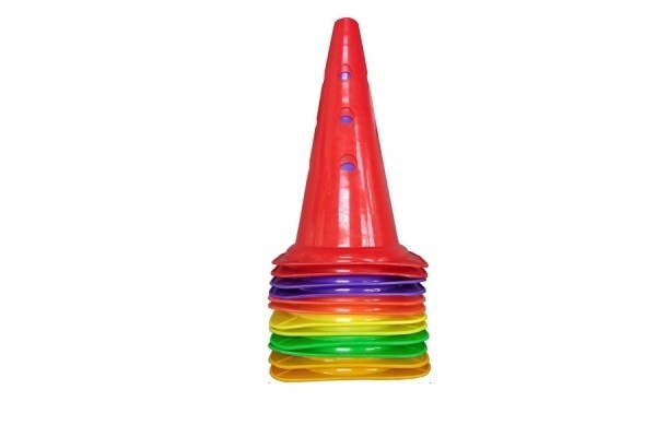 PJ-JD-66A Training Plastic Skittle Cone With Holes 
