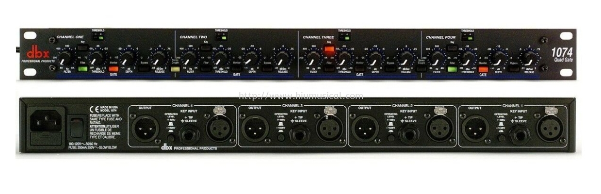 DBX 1074 Quad Gate (Noise Gate Processor)