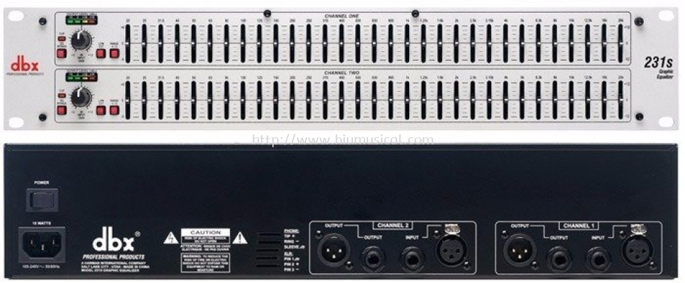 DBX 231SV Dual Channel 31-Band Equalizer