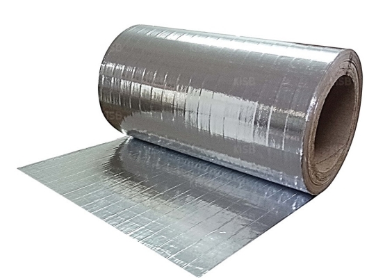 Double Sided Reflective Metalized Paper Film,8x8 Fiberglass Scrim Reinforced (K736M)