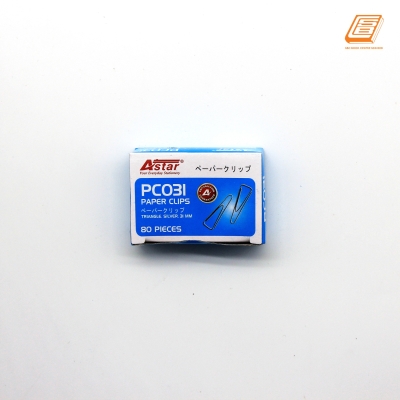 Astar - Paper Clips 31mm,80pcs - (031)