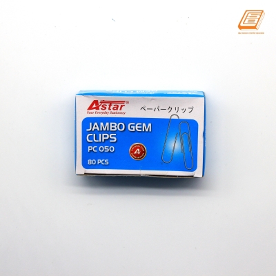 Astar - Jumbo Gen Clips 50mm,80pcs - (050)