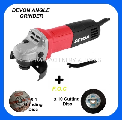 DEVON ANGLE GRINDER 100MM 4"-2827-7-100