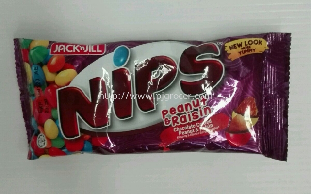 Nips Peanut & Raisin 70gm