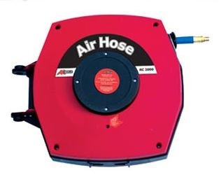 AK RETRACTABLE INDUSTRIAL AIR HOSE REEL - 10MM ID X  15M LENGTH  16BAR