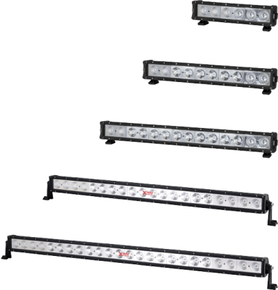Single Row Off-Road Cree LED Lightbars 20x10W 45'' Combo