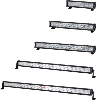 Single Row Off-Road Cree LED Lightbars 24x10W 53'' Combo