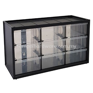 Parts Storage Drawer Cabinets - M9DII - Dimensions 365 L x 155 B x 213 H mm