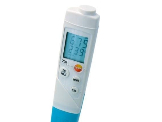 Starter set testo 206-pH2 - pH/temperature measuring instrument for semi-solid media