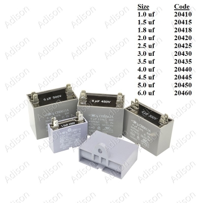 Code: 20450 5.0 uf Fan Capacitor 4 Pin Type