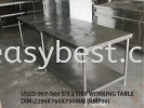 USED:907-560 S/S 2 TIER WORKING TABLE Used-Kitchen Equipments