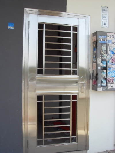 Stainless Steel Door Grille