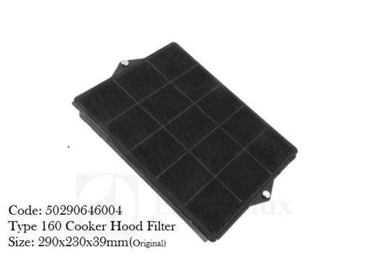 Code: 50290646004 Type 160 Cooker Hood Carbon Filter