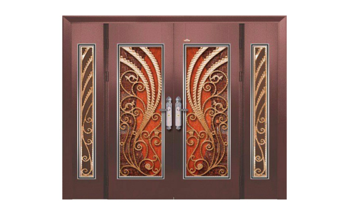 Grand Security Door : PP9-028-555 9ft x 7ft Security Door (4pcs) Security Door Choose Sample / Pattern Chart