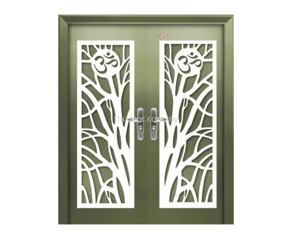 Security Door : P6-W62 Double Wing Security Door  Security Door Choose Sample / Pattern Chart