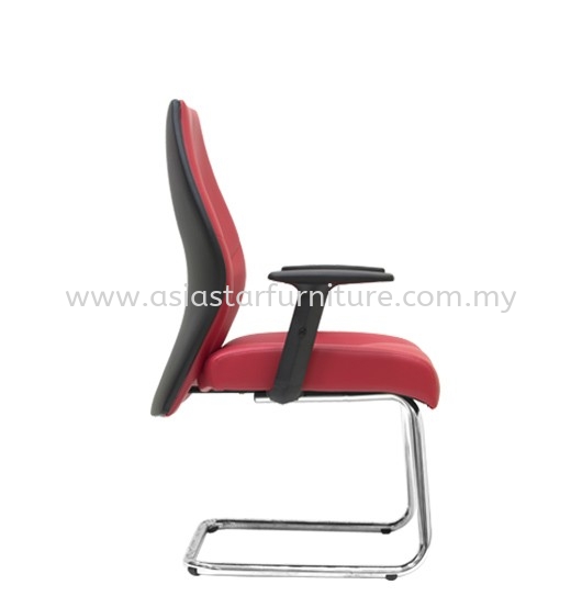 LUTON VISITOR DIRECTOR CHAIR | LEATHER OFFICE CHAIR SUNWAY SELANGOR