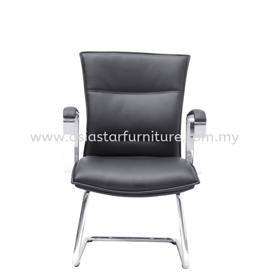 HALLFAX VISITOR DIRECTOR CHAIR | LEATHER OFFICE CHAIR SUNGAI BESI SELANGOR