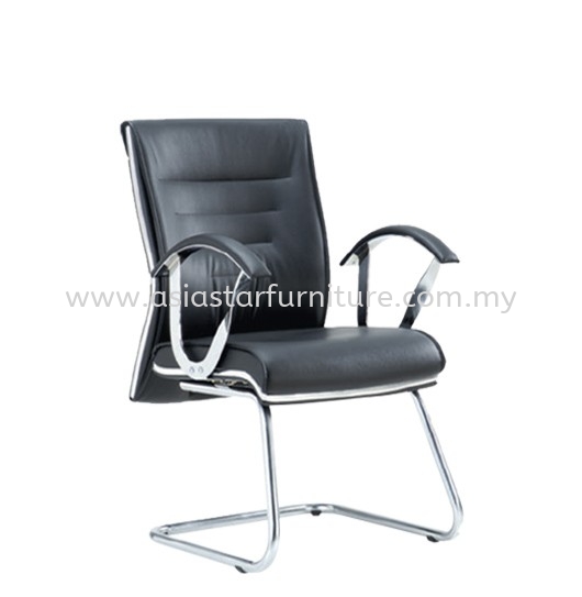 BAROS VISITOR DIRECTOR CHAIR | LEATHER OFFICE CHAIR SRI PETALING KL