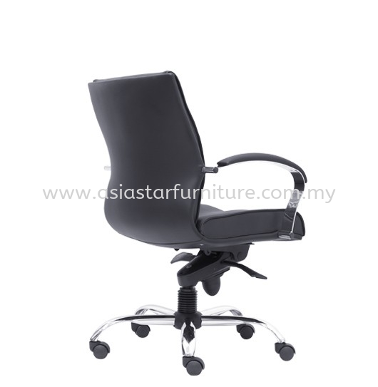 BRAMPTON LOW BACK DIRECTOR CHAIR | LEATHER OFFICE CHAIR BALAKONG SELANGOR