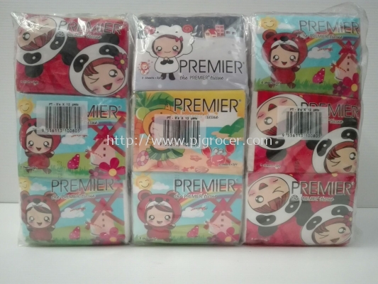 Premier Pocket Tissue 8's x12