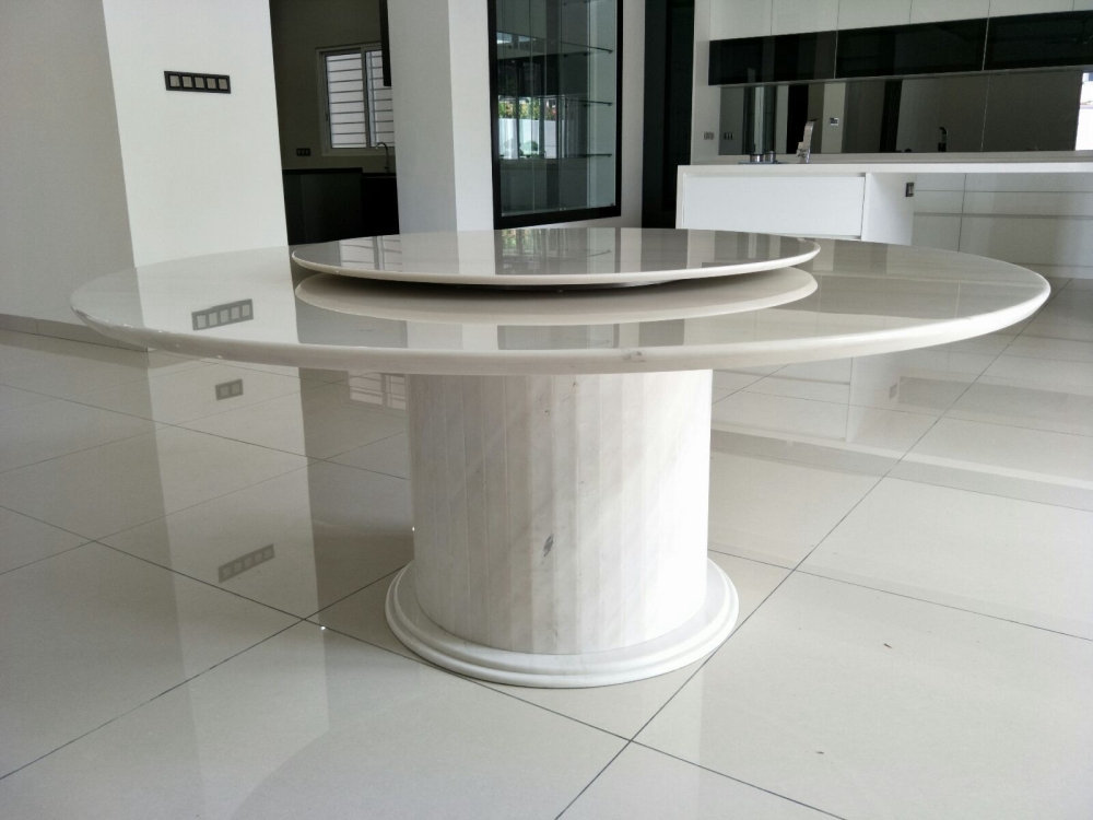 Marble Dining Set Or Dining Table - Selangor Round Dining Table Dining ...