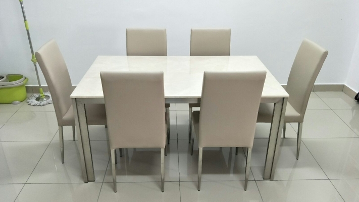 Marble Dining Set Or Dining Table - Penang 