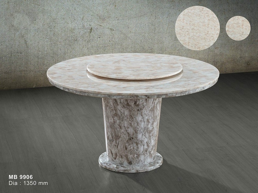 Marble Dining Penang / Kedah Round Dining Table Dining Table Reference Malaysia Reference Renovation Design 