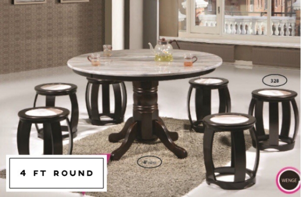 Traditional Kopitiam Style Stool Dining Set -Malaysia