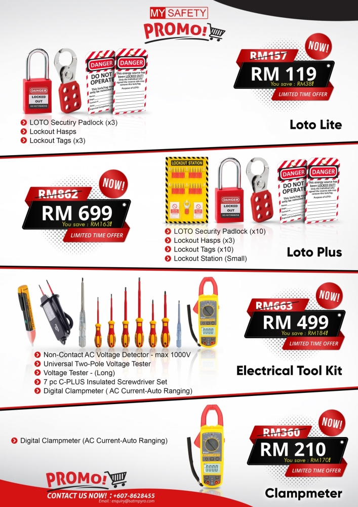 Safety & Personal Protection - Johor Bahru, Kuala Lumpur, Selangor, Penang