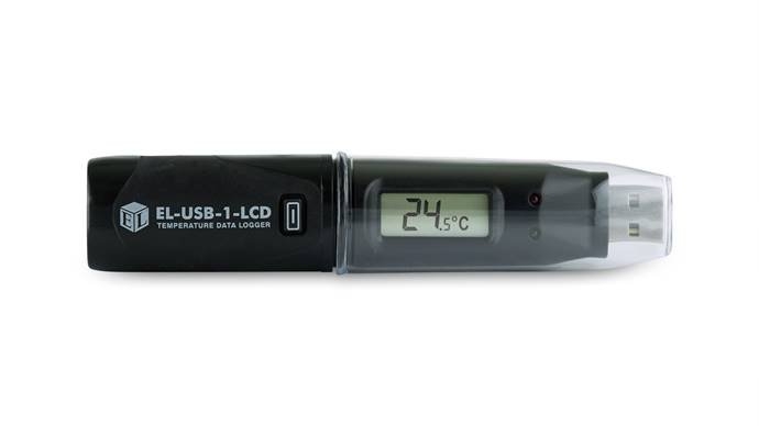 lascar temperature data logger with usb and display  el-usb-1-lcd