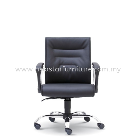 COLOGNE LOW BACK DIRECTOR CHAIR | LEATHER OFFICE CHAIR KOTA DAMANSARA PJ 