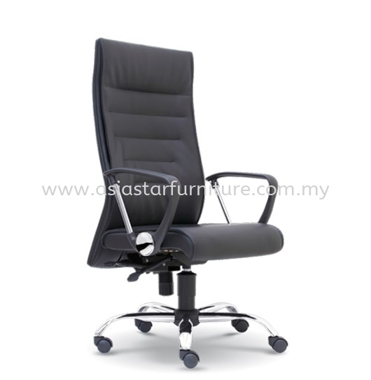 COLOGNE HIGH BACK DIRECTOR CHAIR | LEATHER OFFICE CHAIR SUNWAY DAMANSARA PJ