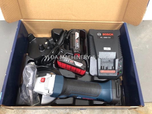 BOSCH GWS18LI C/W BATTERY