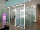  Aluminium Partition with Glass Partition