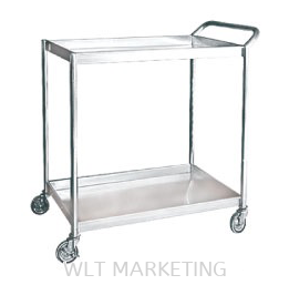 Stainless Steel 2 Tiers Trolley 2TT-1104/SS