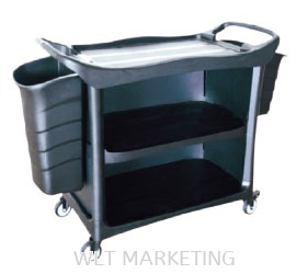 3 Tiers Utilities Cart c/w 3 Side Cover and Bucket 3UC-612