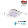 NSB 12P06 SQ 4W (DL WW) DOWNLIGHT NSB Led Downlight