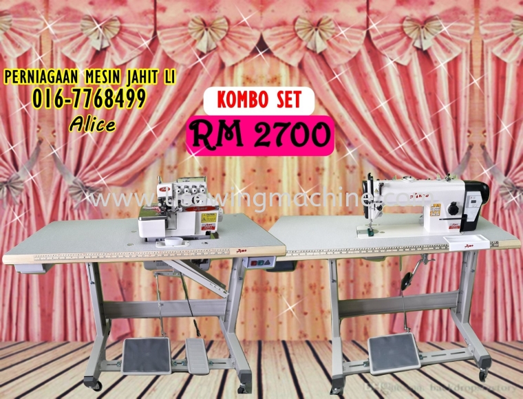 SET KOMBO Offer Mesin Jahit