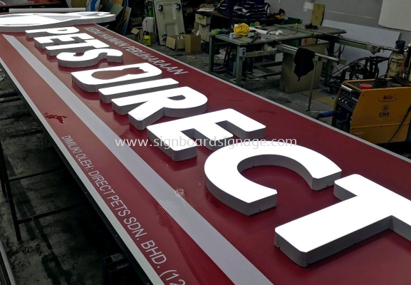 Outdoor Signboard 3D Lettering With LED 