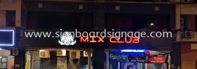 Outdoor Signboard With 3D LED Lettering (Exchange Colour)  3D BOX UP LED SIGNAGE