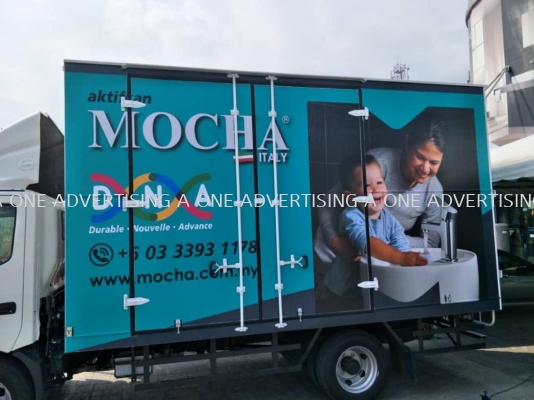'Mocha Italy' Lorry Sticker 