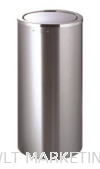 Stainless Steel Round Waste Bin c/w Flip Top LD-RFT-085/SS Stainless Steel Bin Hotel Supply