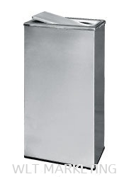 Stainless Steel Rectangular Flip Top Bin RFT-018/SS